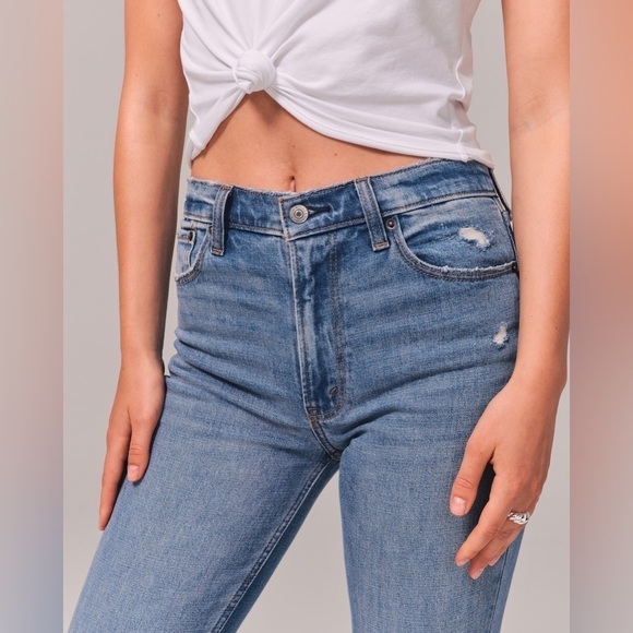 Abercrombie & Fitch High Rise Skinny Jeans size 29/8R - Picture 6 of 15